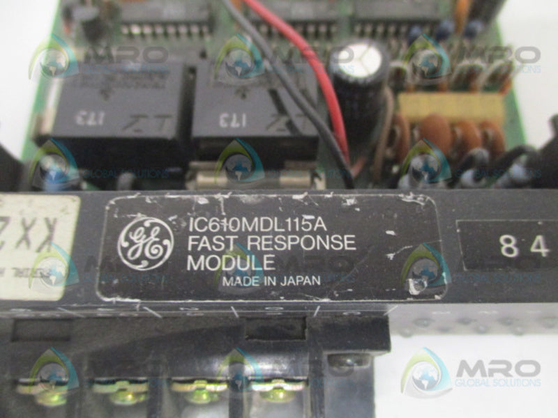 GENERAL ELECTRIC IC610MDL115A FAST RESPONSE MODULE UNMP