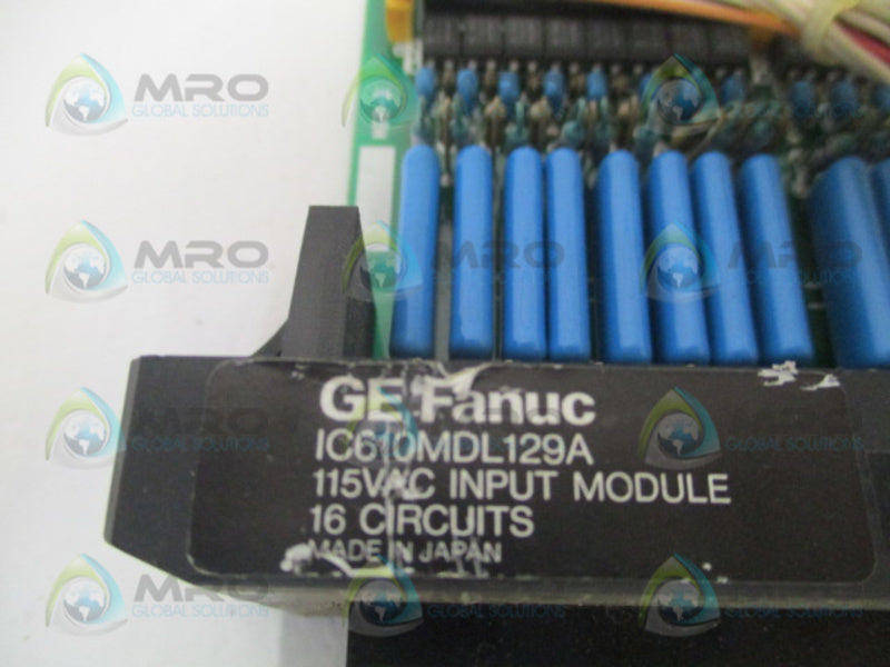 GE FANUC IC610MDL129A INPUT MODULE (AS PICTURED) UNMP