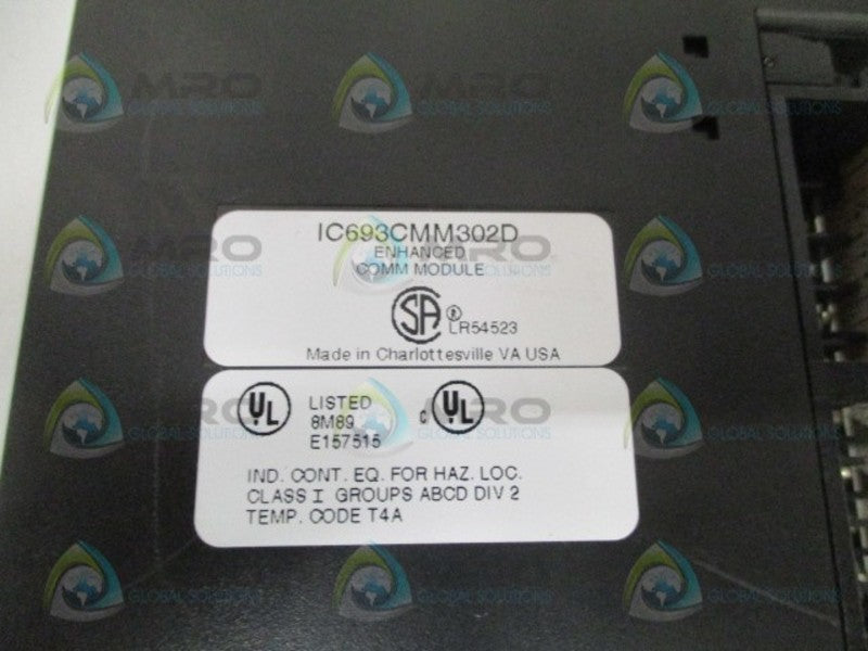 GE FANUC IC693CMM302D ENHANCED COMMUNICATION MODULE UNMP