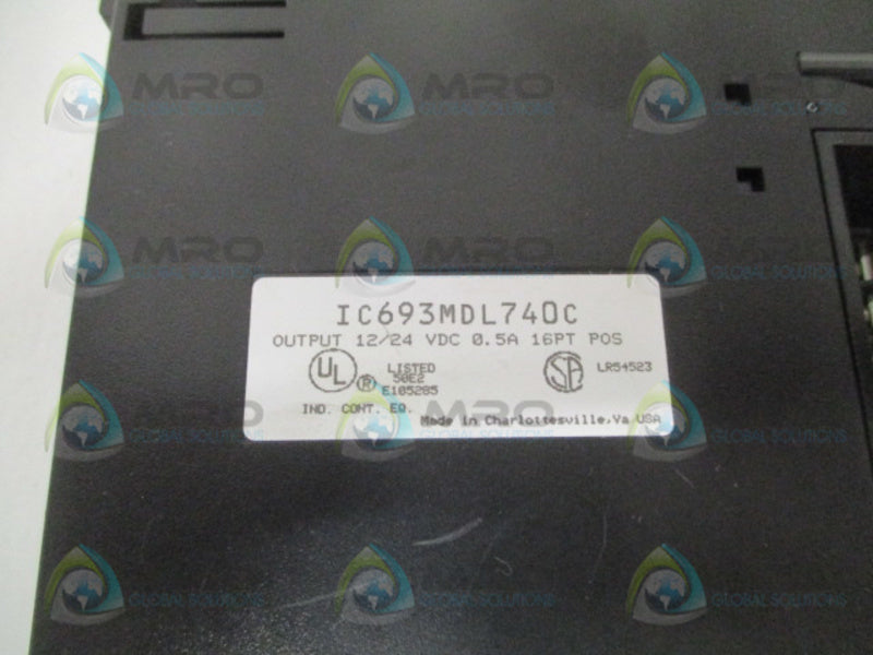 GE FANUC IC693MDL740C OUTPUT MODULE  12/24VDC UNMP