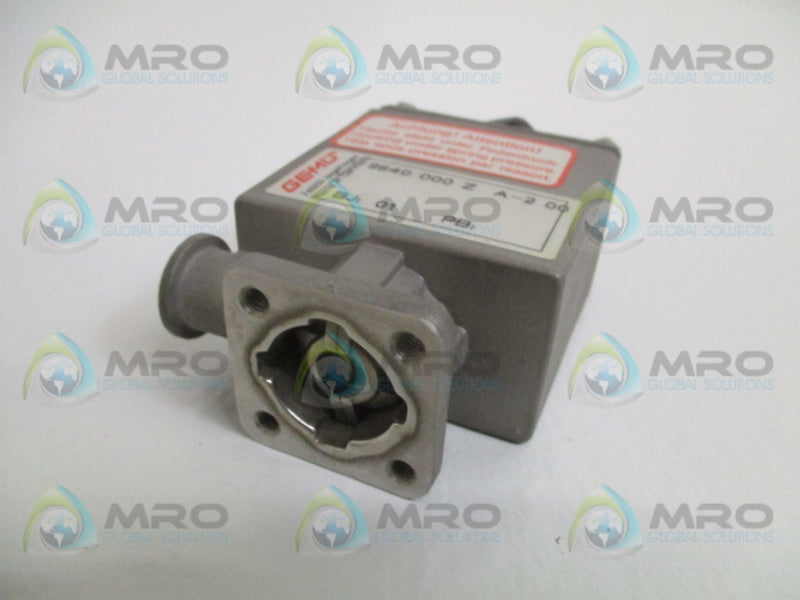 GEMU 88088039 9640000ZA-200 PRESSURE REDUCING VALVE NSMP