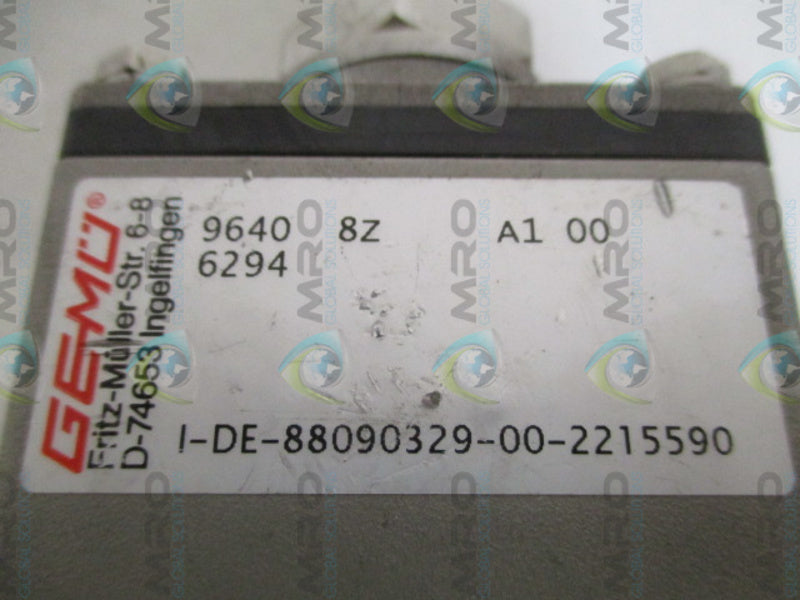 GEMU I-DE-88090329-00-2215590 96408ZA100 PRESSURE REDUCING VALVE NSNP