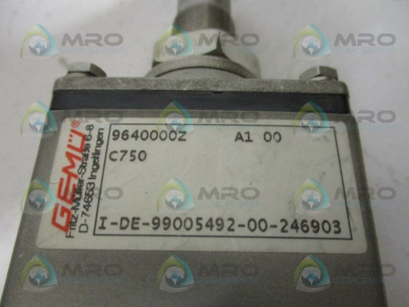 GEMU I-DE-99005492-00-246903 9640000ZA100 VALVE ACTUATOR NSNP