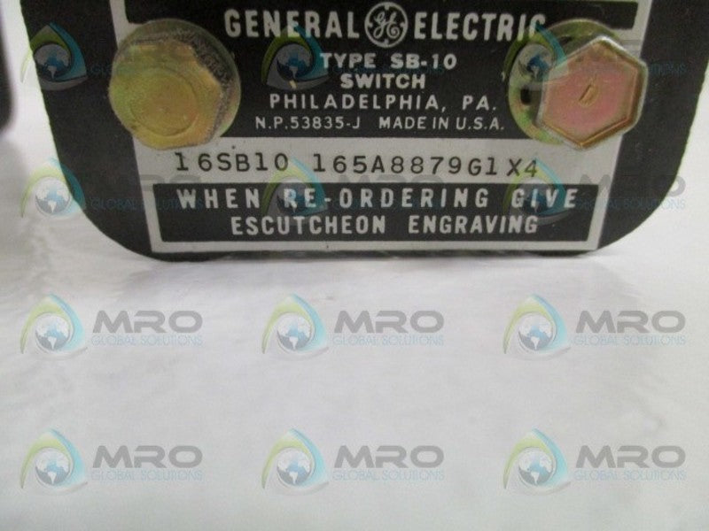 GENERAL ELECTRIC 16SB10-165A8879G1X4 CAM SWITCH UNMP
