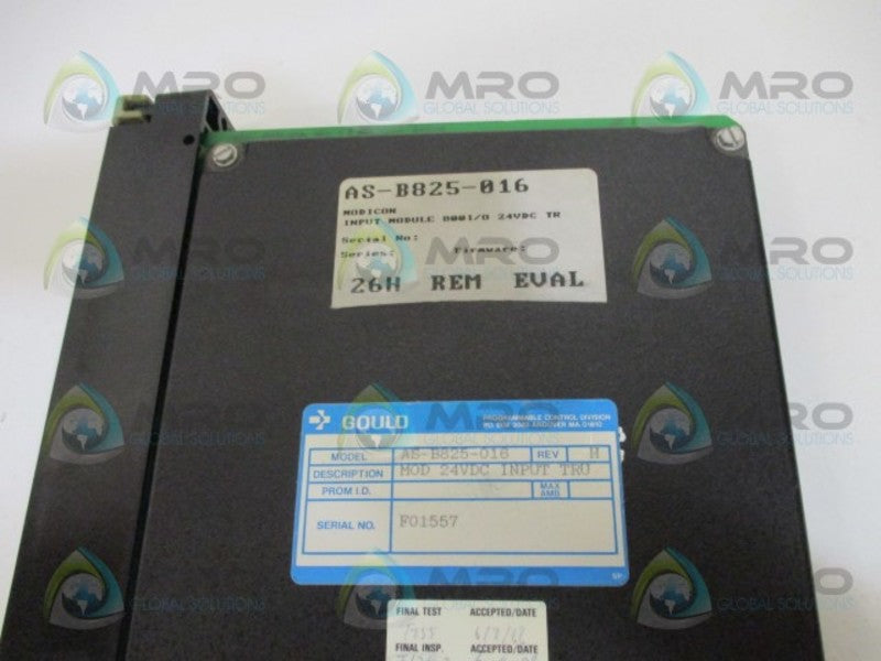 GOULD AS-B825-016 TRUE HIGH INPUT MODULE (REMANUFACTURED)