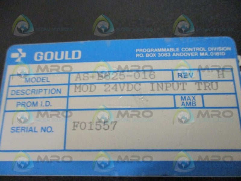 GOULD AS-B825-016 TRUE HIGH INPUT MODULE (REMANUFACTURED)