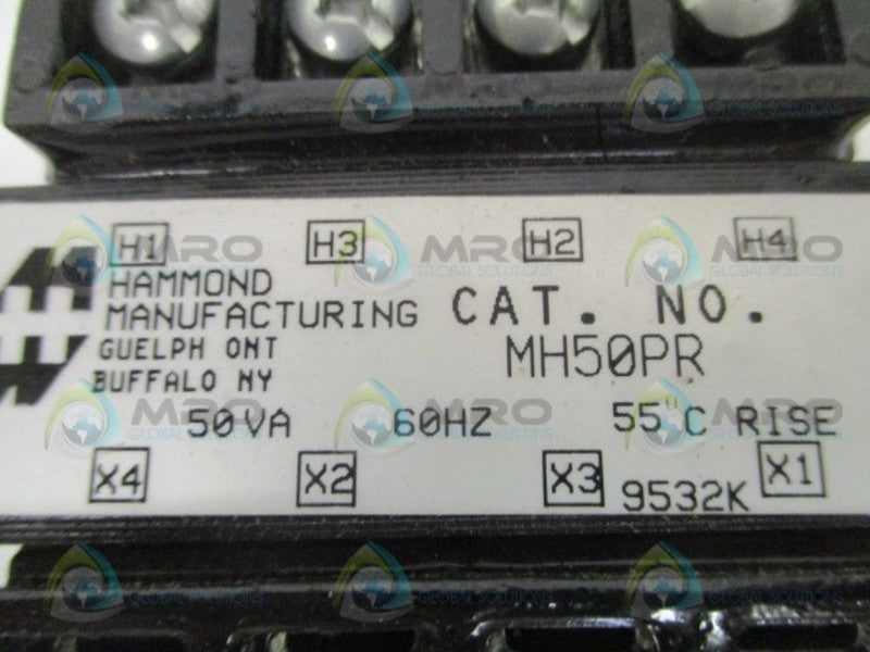 HAMMOND MH50PR CONTROL TRANSFORMER 50VA NSMP