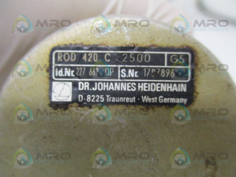HEIDENHAIN ROD420C2500 2276620P ENCODER UNMP