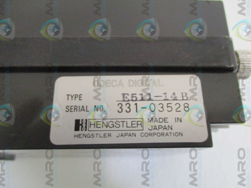 HENGSTLER E511-14B ODECA DIGITAL CONTROLLER NSNP