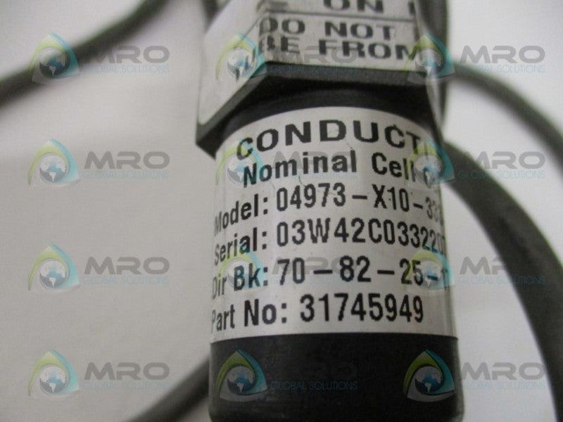 HONEYWELL 04973-X10-333-20-00-000 31745949 CONDUCTIVITY CELL SENSOR UNMP