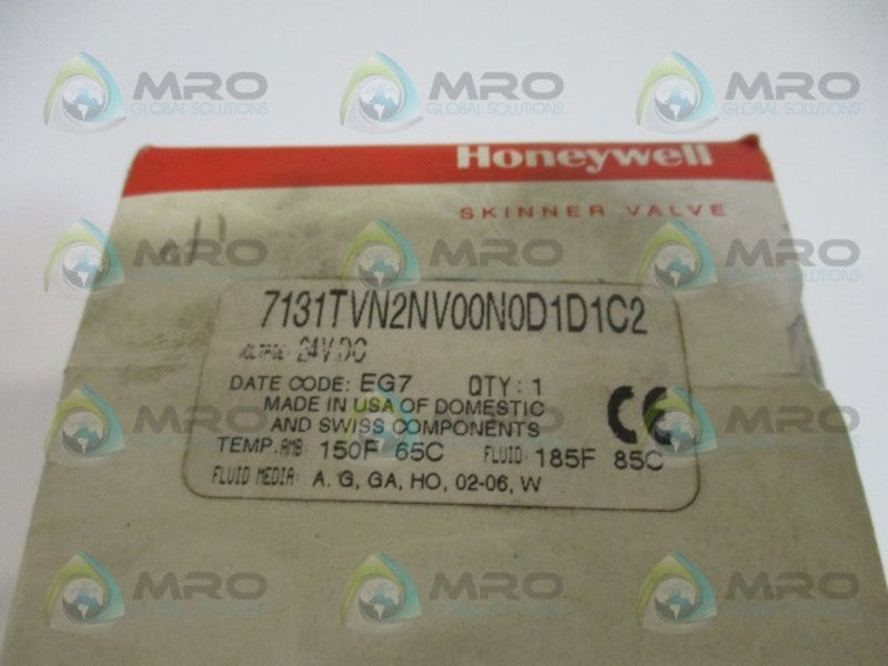 HONEYWELL 7131TVN2NVOON0D1D1C2 VALVE 24VDC NSMP