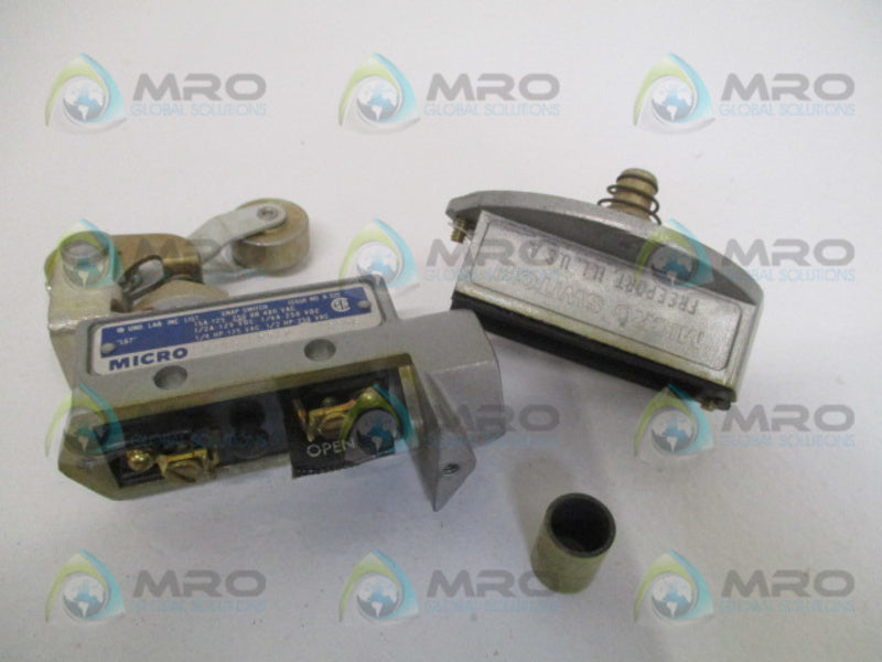 MICRO SWITCH BZV6-RQ2X2 LIMIT SWITCH TOP ROLLER (GREY) NSMP