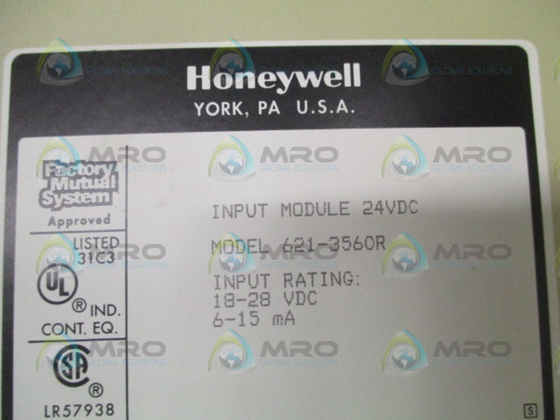 HONEYWELL 621-3560R INPUT MODULE 24VDC NSNP
