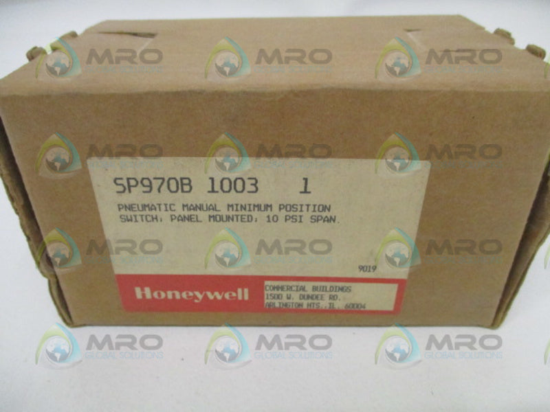 HONEYWELL SP970B1003 PNEUMATIC MANUAL SWITCH PANEL MOUNTED *NEW IN BOX*