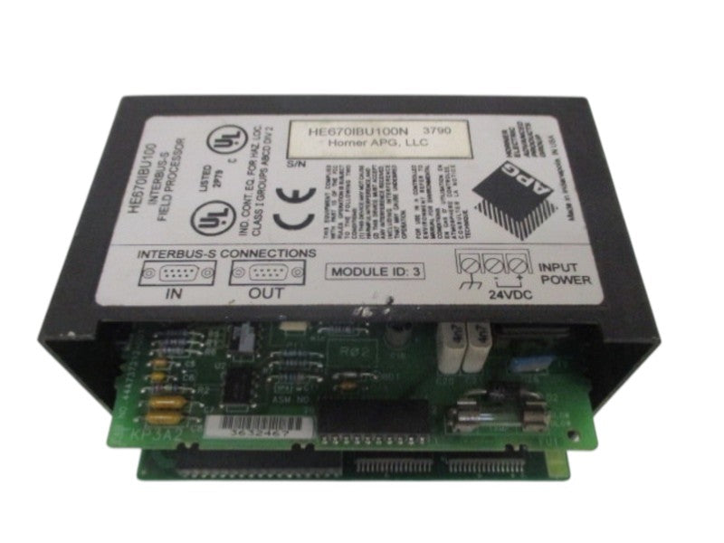 HORNER ELECTRIC HE670IBU100 INTERBUS-S FIELD PROCESSOR (AS PICTURED) UNMP