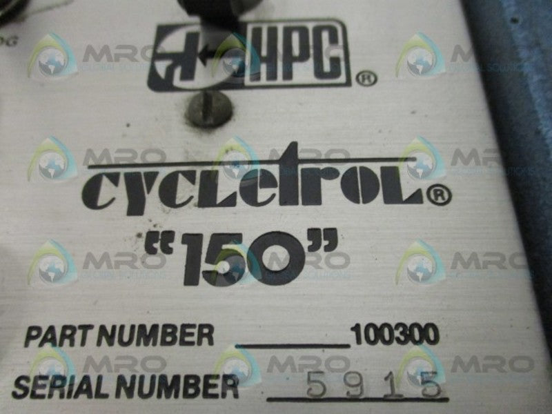 HPC CYCLETROL "150" 100300 MOTOR SPEED DRIVE UNMP