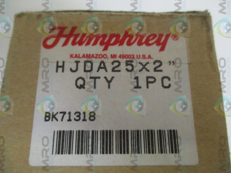 HUMPHREY HJDA25 PNEUMATIC AIR CYLINDER 2" NSMP