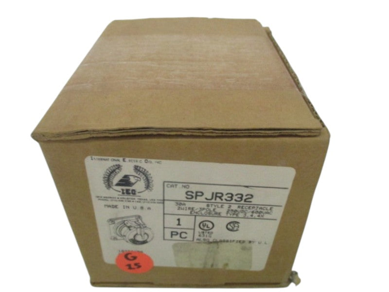 INTERNATIONAL ELECTRIC SPJR332 RECEPTACLE NSMP