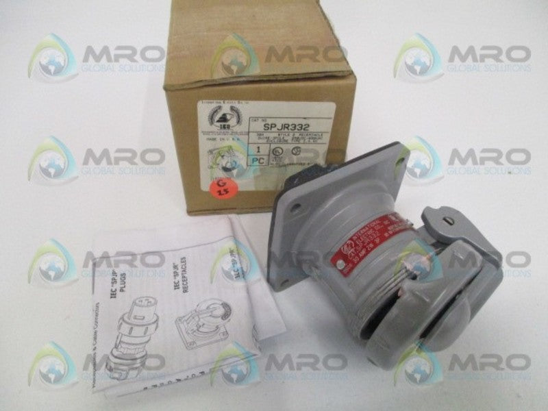 INTERNATIONAL ELECTRIC SPJR332 RECEPTACLE NSMP