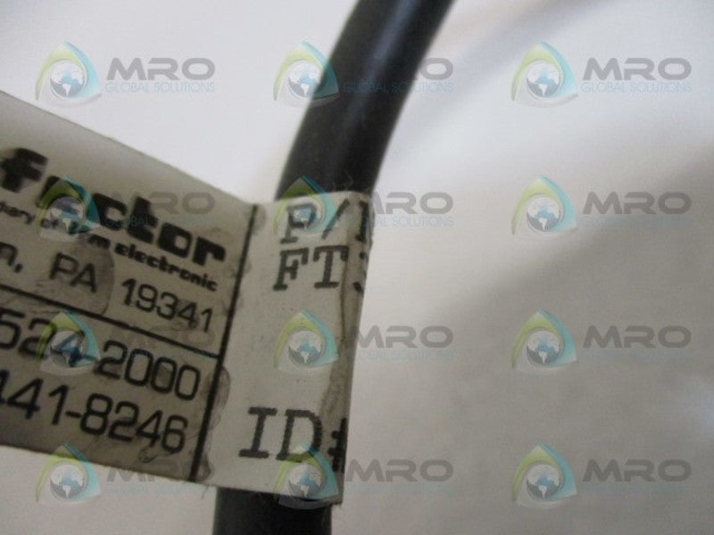 IFM EFECTOR E20156 FT30PAM8 FIBER OPTIC DIFFUSE SENSOR NSMP