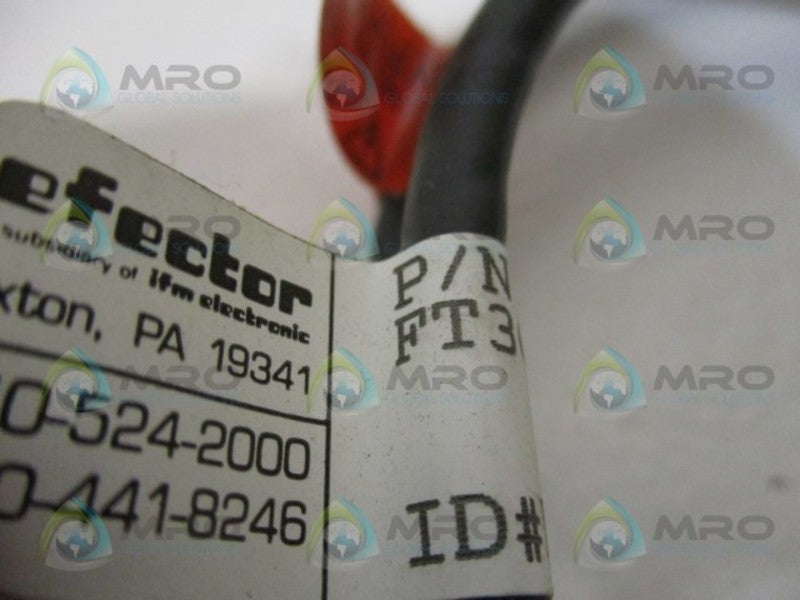 IFM EFECTOR E20157 FT30PAR8 FIBER OPTIC DIFFUSE SENSOR NSMP