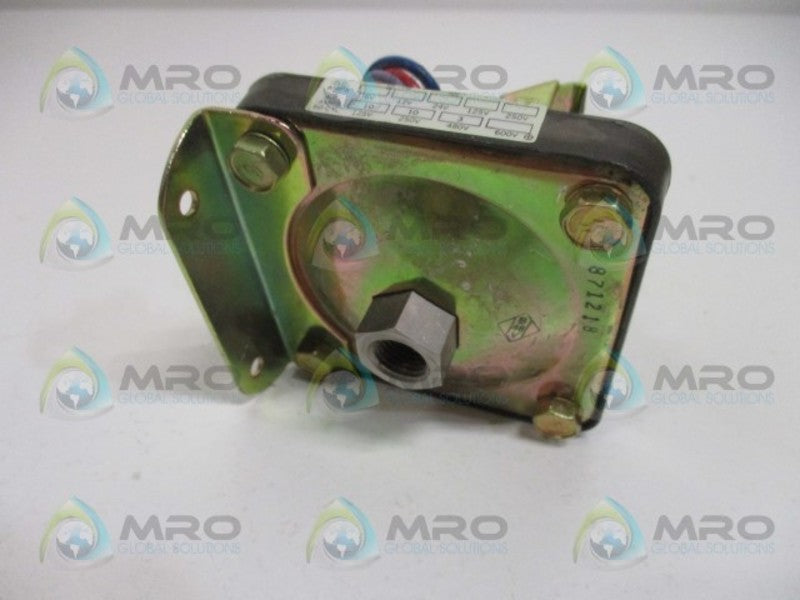 BARKSDALE D1S-A80SS PRESSURE SWITCH 160 PSI NSMP