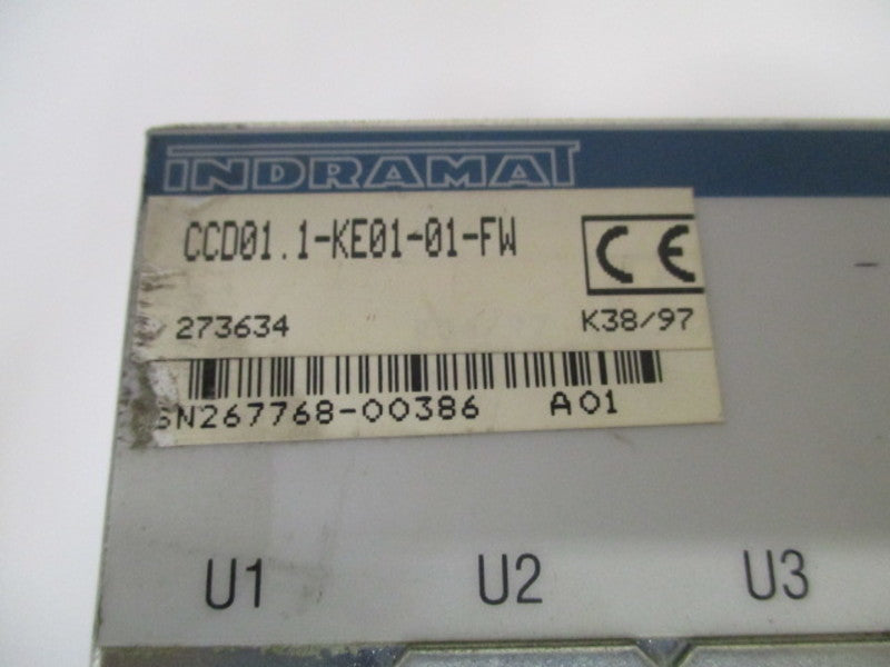 INDRAMAT CCD CCD01.1-KE01-01-FW MOTION CONTROLLER  UNMP