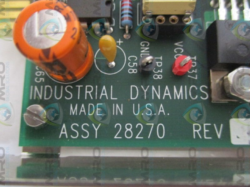 INDUSTRIAL DYNAMICS 28270 CIRCUIT BOARD  UNMP