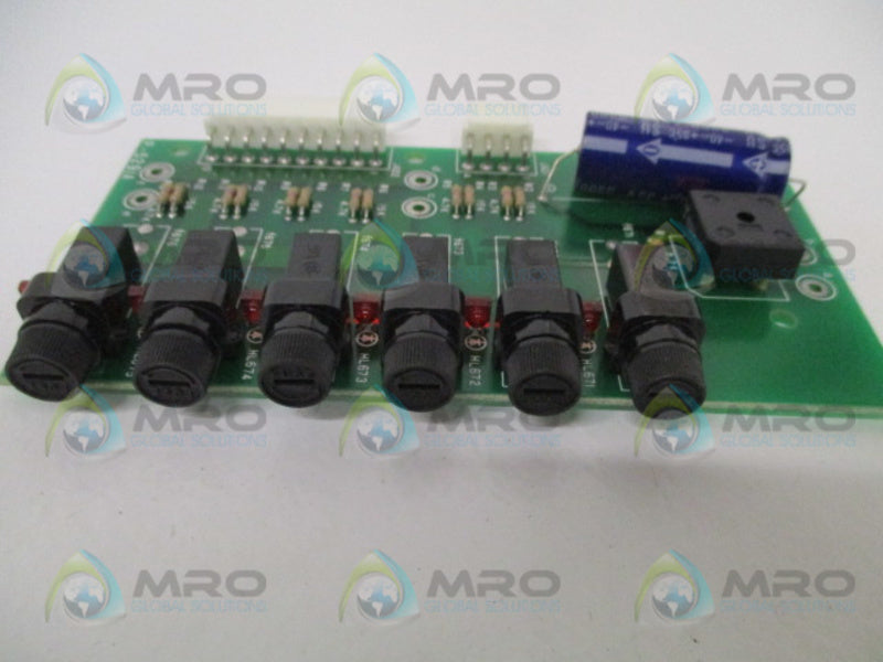 ISHIDA P-5291A PC BOARD W/ FUSE HOLDER LED INDICATOR NSNP