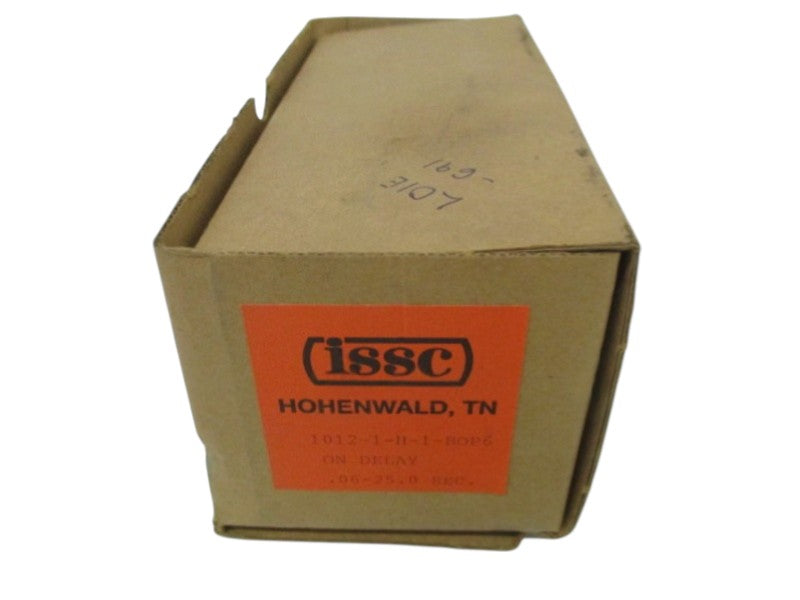 ISSC 1012-1-H-1-BOP6 TIMER ON DELAY .06-25.0 SEC. 120VAC NSMP