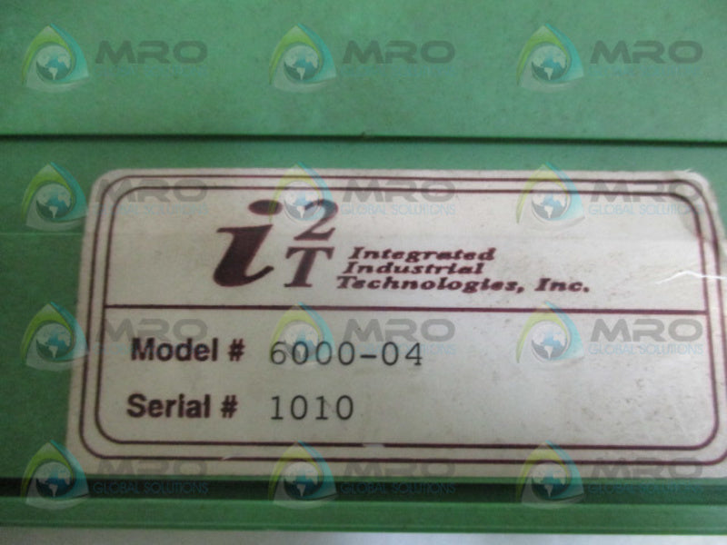 INTEGRATED TECHNOLOGIES 6000-04 UNMP