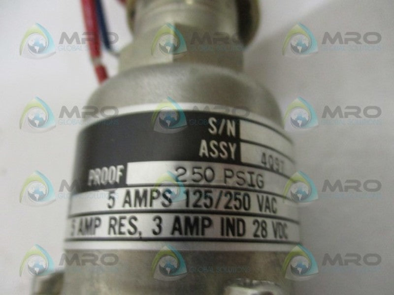 ITT 115P4C3-2558 PRESSURE SWITCH 30 PSIG NSNP