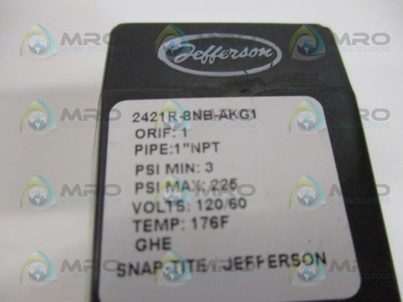 JEFFERSON 2421R-8NB-AKG1 SOLENOID VALVE NSNP