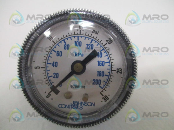 JOHNSON CONTROLS G-2010-101 PRESSURE GAUGE 2" 0/30 PSI NSMP