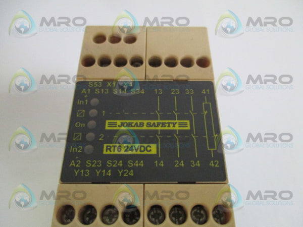 JOKAB RT6 SAFETY RELAY 24VDC NSNP