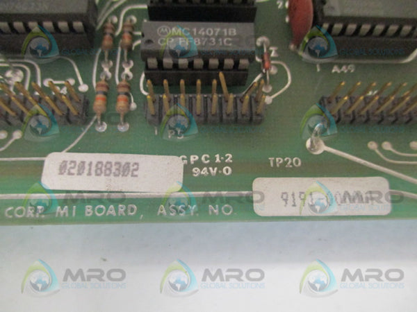 K-TRON 9191-000001 BOARD M1 NSNP