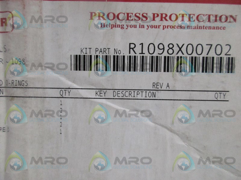 FISHER R1098X00702 REPAIR KIT  NSMP