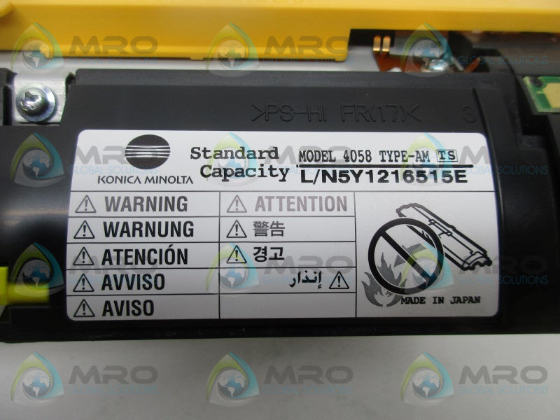 KONICA MINOLTA 1710587-001 YELLOW TONER CARTRIDGE  NSMP