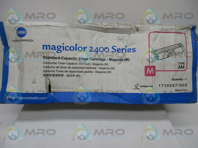 KONICA MINOLTA 1710587-002 MAGENTA TONER CARTRIDGE  NSMP