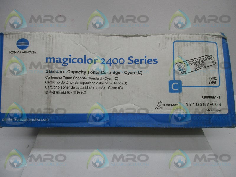 KONICA MINOLTA 1710587-003 CYAN TONER CARTRIDGE  NSMP