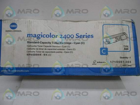 KONICA MINOLTA 1710587-003 CYAN TONER CARTRIDGE  NSMP