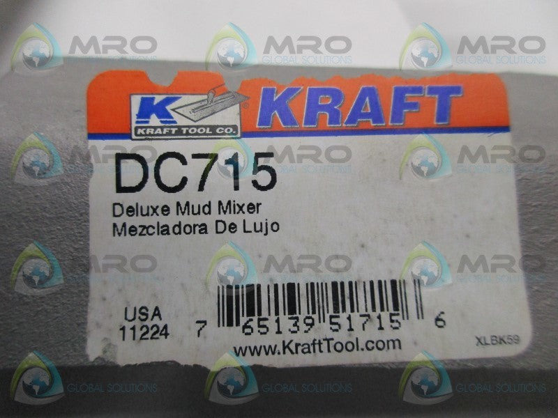 KRAFT DC715 DELUXE MUD MIXER  NSNP