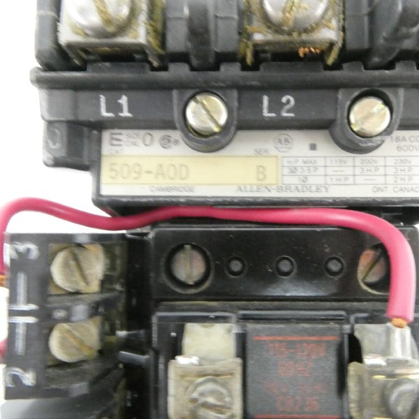 ALLEN BRADLEY 509-AOD SER. B 110/115-120V 18A (AS PICTURED3) UNMP