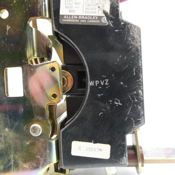 ALLEN BRADLEY X215474 600V 100A UNMP