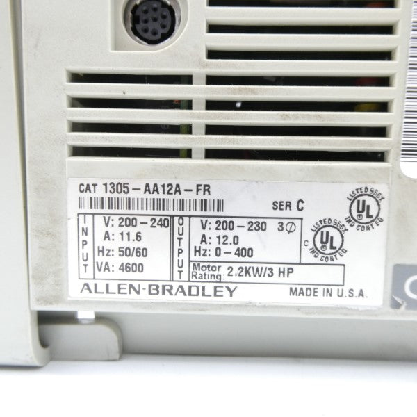 ALLEN BRADLEY 1305-AA12A-FR SER. C 200-240V 11.6A UNMP