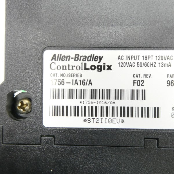 ALLEN BRADLEY 1756-IA16 SER. A F/W 2.5 120VAC UNMP