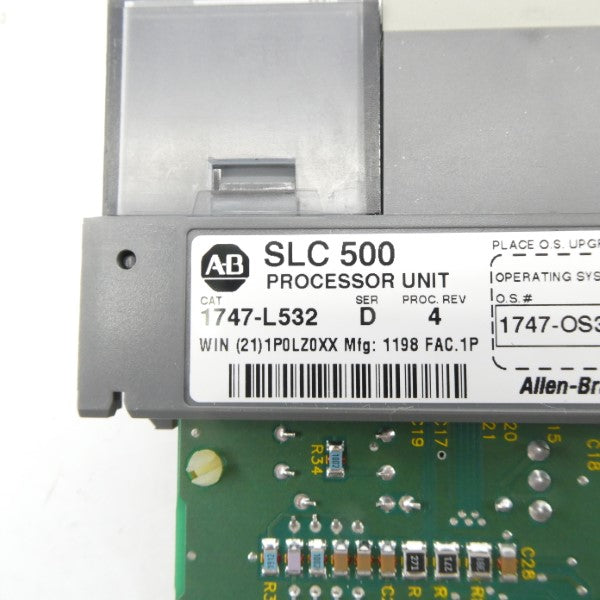 ALLEN BRADLEY 1747-L532 SER. A F/W 10 24VDC (NO DOOR/KEY) UNMP