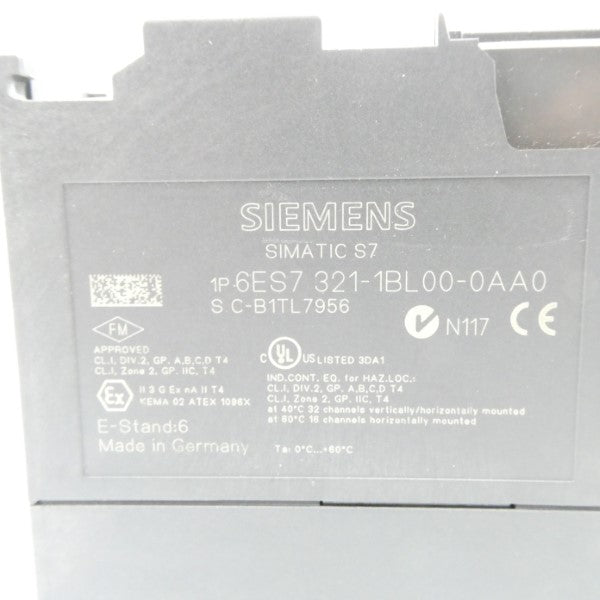 SIEMENS 6ES7321-1BL00-0AA0 NSNP