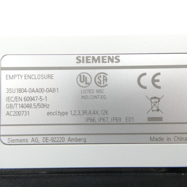 SIEMENS 3SU1804-0AA00-0AB1 NSMP