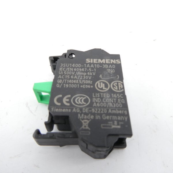 SIEMENS 3SU1400-1AA10-3BA0 500V 6A NSNP